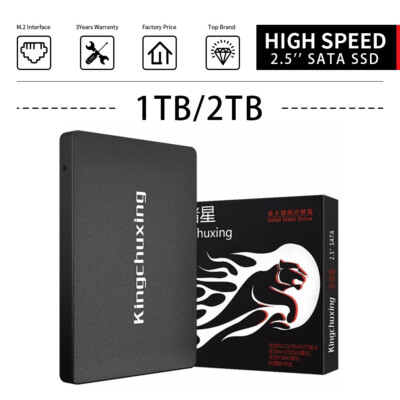 Kingchuxing 1TB 2TB Interne Festplatte SSD 2.5'' SATA III 6 GB/s 560MB/s Laptop