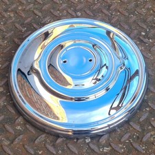 Daimler V8 250 2.5 V8 Hub Cap - Chrome Steel, Handcrafted in England (C21260)