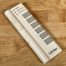 iclicker White Gray Handheld Classroom Works Student Response Remote Control