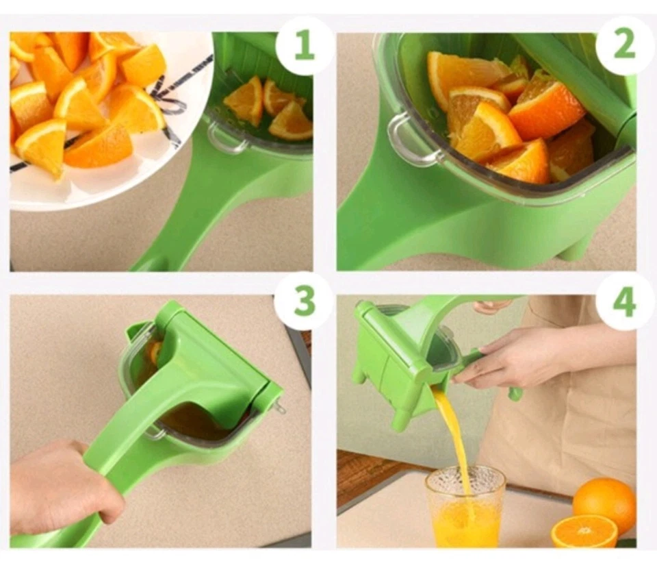 Effortless Freshness: Manual Juicer Squeezer Hand Press Heavy Duty - Image 3 of 4