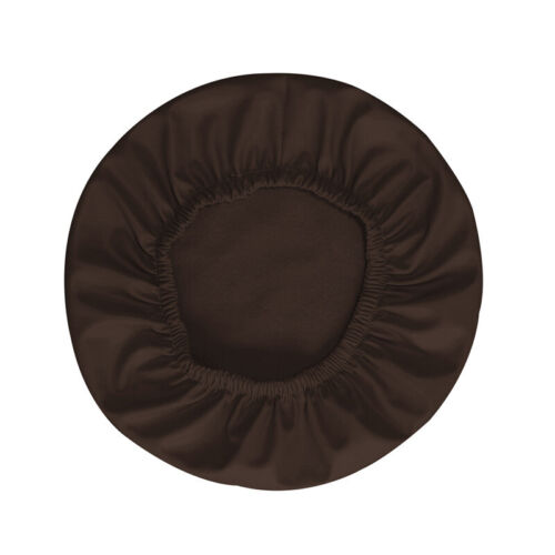 Elastic Round Bar Stool Cover PU Leather Chair Protector Seat Cushion Slipcover - Picture 14 of 19
