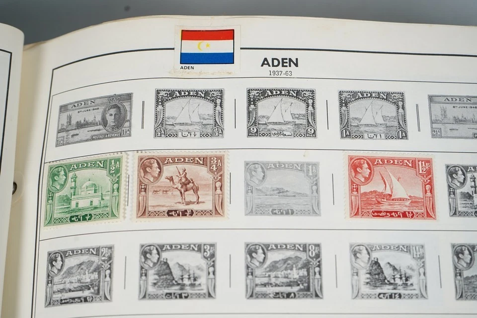 WORLDWIDE 1850s-1970s A-C COLLECTION OF 6150+ STAMPS MINT & USED IN HARRIS ALBUM - Image 2 of 4