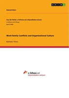 Hannah Baier | Work-Family Conflicts And Organizational Culture | Taschenbuch