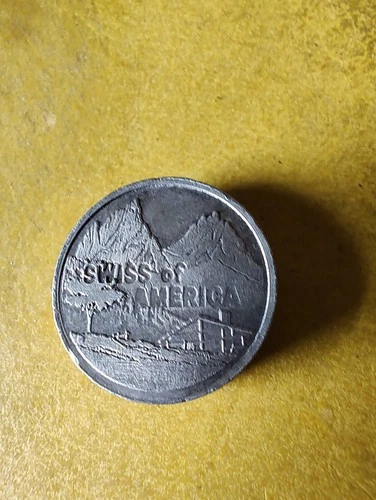 Vintage Swiss of America 1 oz .999 Fine Silver Round The Rollo Round