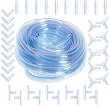RUNCCI-YUN Aquarium Schlauchverbinder Set 40-teilig 4mm 6mm I L T Y Form 5m