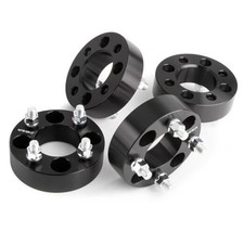 4X4 1.5" 38mm Golf Cart Wheel Spacers Adapters with 1.5" - 4x4 - 4pcs black