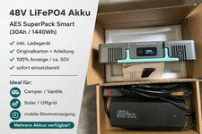 AES SuperPack Smart Akku 48V 30Ah (1440Wh) – inkl. Ladegerät & OVP