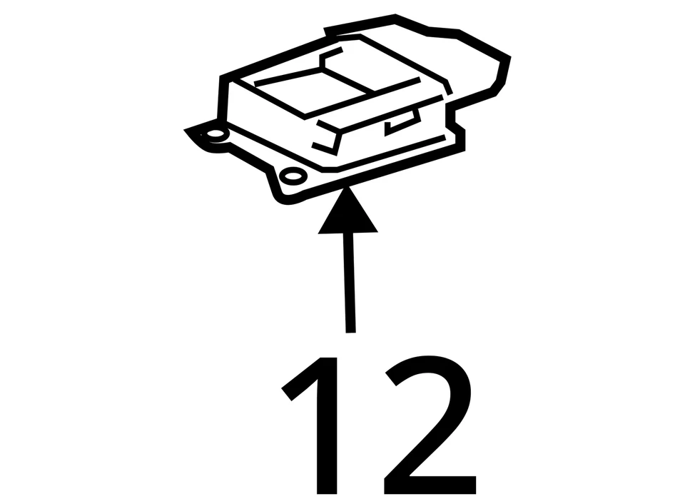 Chassis ECM Air Bag Under Console Fits 05-10 AVALON 796323 Foto 3 de 4