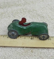 Rare Marx Tin Litho Green Stunt Auto Racer For Whee Whiz Auto Racer Wind Up  !!