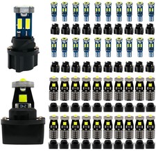 Wljh 40 Pack 194 168 T10 T5 Led Bulbs With Sockets Non Polarity Dimmable F...