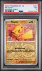 2024 Pokemon Tef En-Temporal Forces #051 Pikachu Reverse Holo PSA 7