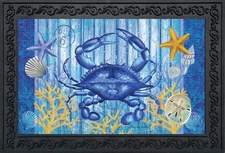 Briarwood Lane Blue Crab Summer Welcome Doormat