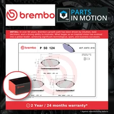 Brake Pads Set fits MERCEDES E220D 2.0D Front 2016 on Brembo 0004209103 Quality