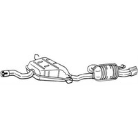 Bosal EndschalldäMpfer SchalldäMpfer Passend FüR Fiat Barchetta 279-351