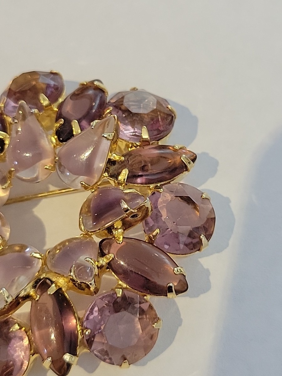 Lavender & Lilac Brooch View 2