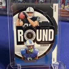 Brock Bowers Terrion Arnold Panini Contenders Rookie #23 Raiders Lions Football