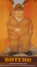 Fernando Botero, affiche originale, 1979, Galerie Claude Bernard