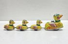 Unbranded Wind Up Tin Toy Yellow Multicolor Duck Train Mother Ducklings — photo 1