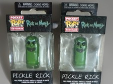Funko Pocket Pop! Rick & Morty - ¡Llavero Pickle Rick! JUEGO DE 2!!! ¡NUEVO!