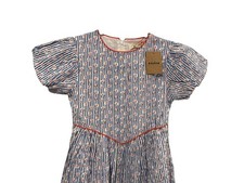 Mini Boden V-waist Woven Dress Girl’s 10-11 Y 100% Cotton NWT
