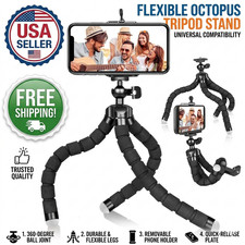 Adjustable Flexible Octopus Tripod Stand Phone Holder for Smartphones Camera