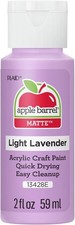 Apple Barrel Light Lavender Arts  Crafts Paint   2 fl oz Matte Acrylic