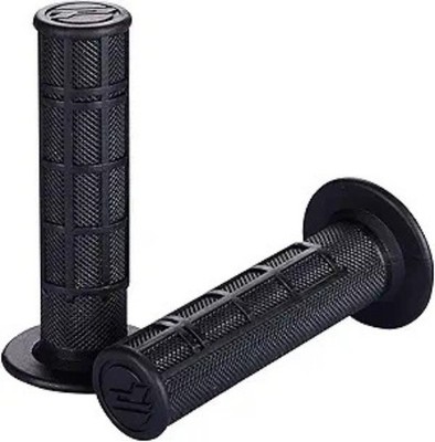 Universal Handlebar Grips Soft Rubber Motorcycle Grip for Thumb T Color: Black