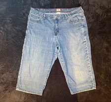 Levi's 512 White Wash Jeans Shorts Perfectly Shaping Stretch Bermuda, Size 22W