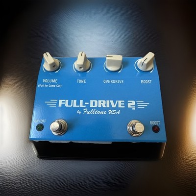 Fulltone Full-Drive 2 Guitar Effects Blue Fantastic Condition Tested Working