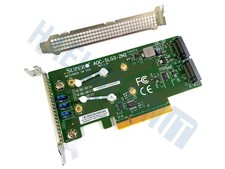 Supermicro AOC-SLG3-2M2 Dual Port M.2 Adapter...