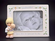 Ltd. Ed. Rare Precious Moments Godmother Photo Frame 3.5 x 5