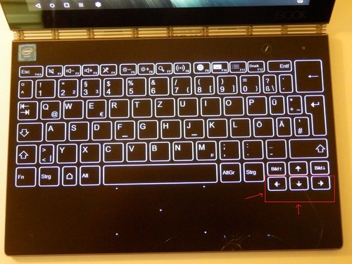 Lenovo Yoga Book Android - Intel Z85500, 4GB Ram, 64 GB eMMC, 10,1" - Teildefekt - Afbeelding 7 van 12