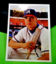 1997 TOPPS GALLERY PHOTO GALLERY PROOF WHITE BORDER VARIATION CHIPPER JONES