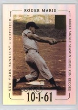 2002 Topps Tribute Roger Maris #61 0y5c
