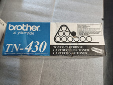 Genuine Brother TN-430 TN430 Black Toner Cartridge NEW Sealed OEM