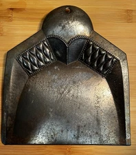 Antique European Small Metal Crumb And Dust Pan