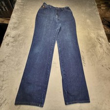 Vintage Wrangler Jeans Womens 16 Blue No Fault High Rise Straight Leg USA