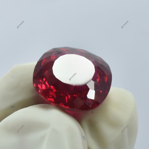 Natural 15.40 Ct Red Ruby Square Cushion Cut CERTIFIED Loose Gemstone - Picture 3 of 8