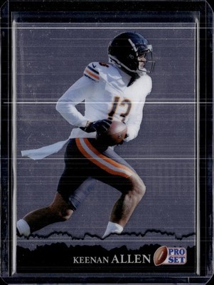 2025 Pro Set Metal #RB-60 Keenan Allen Retro Base Brite Brite Silver #/49