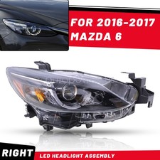 Led Headlight Headlamp Wafs Right Side For 2016-2017 Mazda 6 Gmn3-51-031d