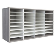 TQVAI Literature Organizer, Heavy Duty 36 Compartments Countertop Mail Organi...