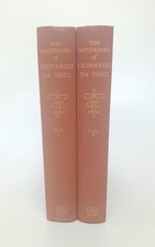 The Notebooks of Leonardo da Vinci Volumes 1 & 2 Reprint Society 1954 hardback