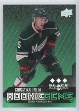 2014 Upper Deck Black Diamond Rookie Gems Emerald 22/25 Christian Folin #190 0c3