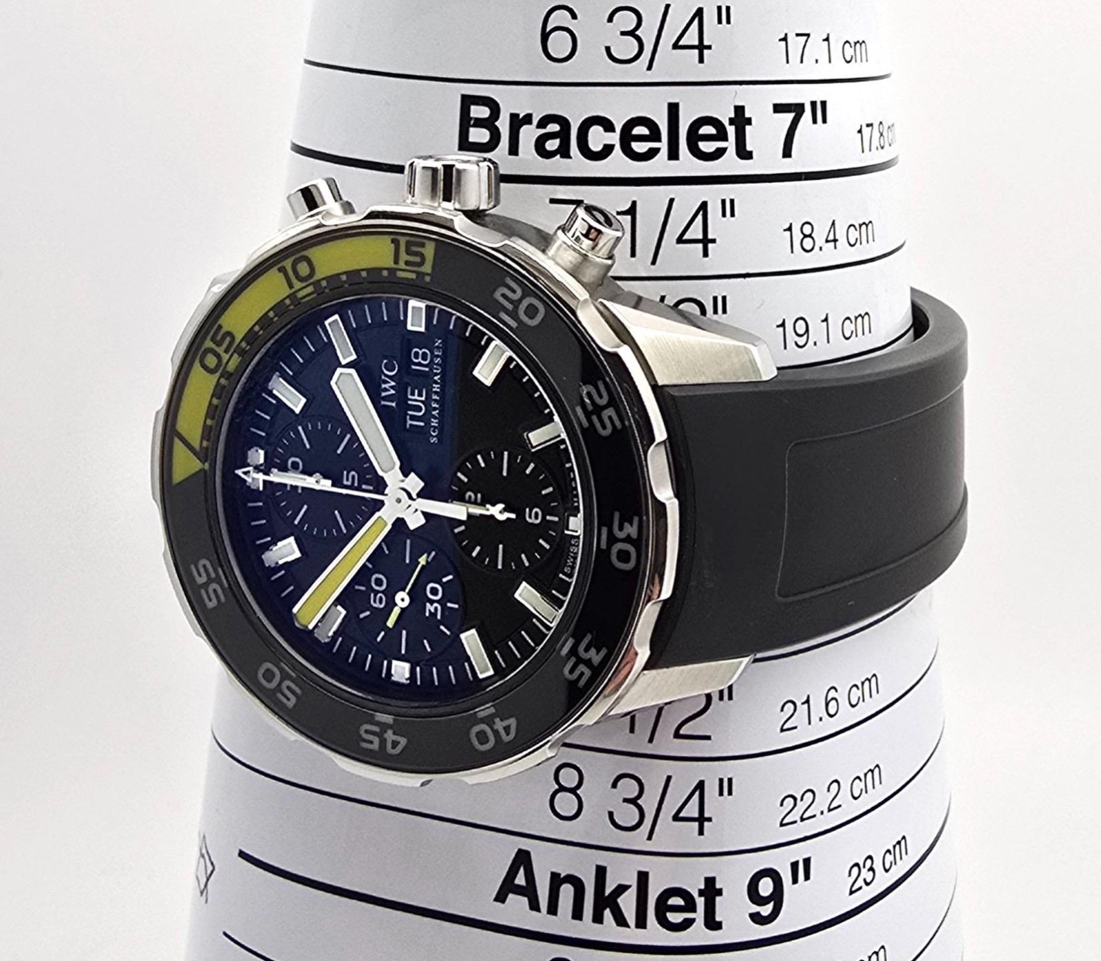 IWC AUTOMATIC AQUATIMER CHRONOGRAPH IW376708 NICE… - image 11