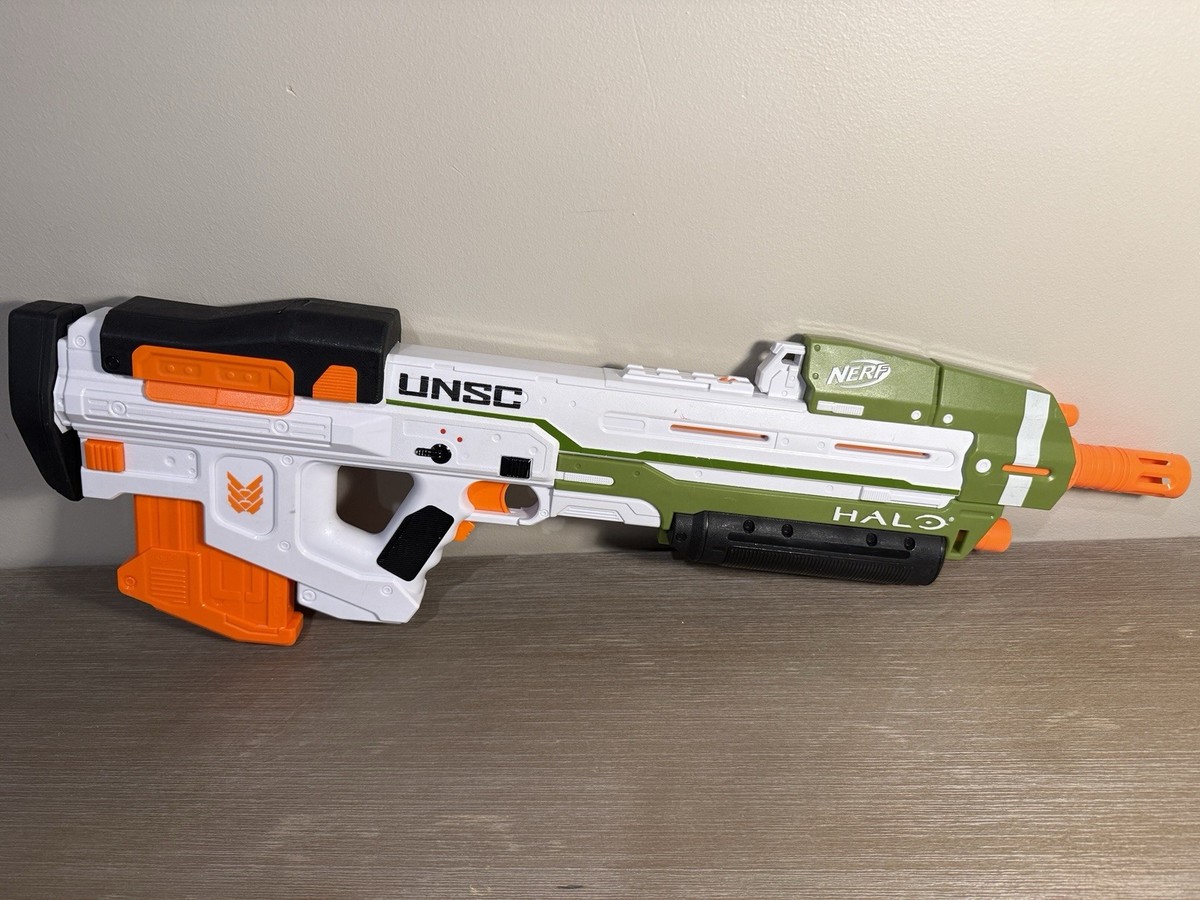 NERF HALO Infinite MA40 UNSC Battle Rifle motorized dart blaster