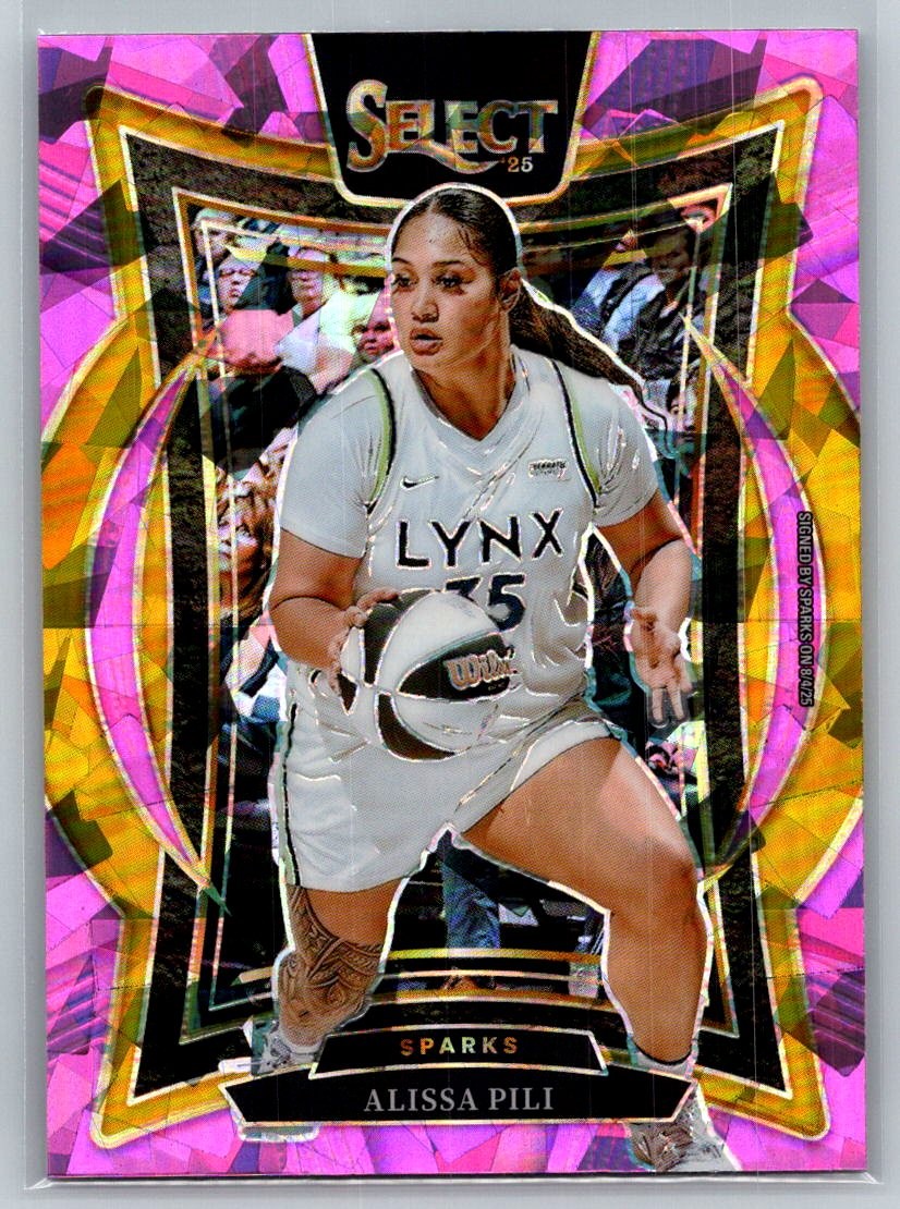 2025 Panini Select WNBA #65 Alissa Pili Pink Ice Prizms