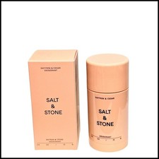 Salt  Stone Saffron  Cedar Deodorant 2.6 oz New in Box Women's