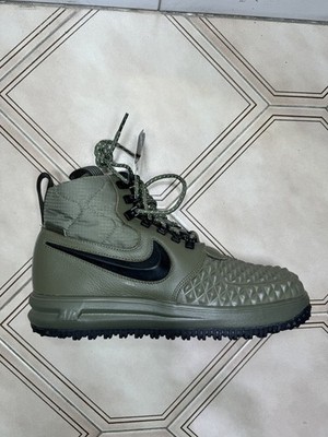 Nike Lunar Force 1 Duckboot Olive Green 016682 202 Men 10 Defected One Shoe Only