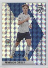 2021 Panini Mosaic UEFA Euro 2020 Silver Mosaic Prizm Federico Chiesa #140 uk2