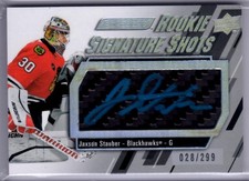 2023-24 Upper Deck Engrained Jaxson Stauber Signature Shots Card RSS-JS